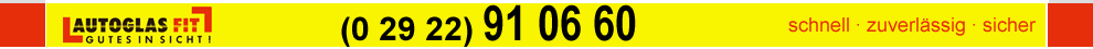 Autoglas Fit - Soester Straße 42 - 59457 Werl - (0 29 22) 91 06 60